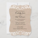 Search for burlap and lace wedding invitations Barn