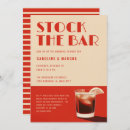 Search for stock the bar bridal shower invitations Drinks
