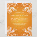Search for orange 6x8 invitations Vintage