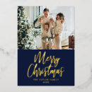 Search for navy blue christmas cards Gold