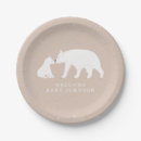 Search for winter baby shower plates Polar bear