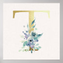 Search for monogram t posters Floral