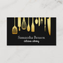 Search for kitchen utensils business cards Restaurant