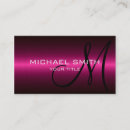 Search for pink shiny metallic business cards Silver