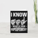 Search for superpower cards Language