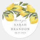 Search for lemon wedding stickers Italian