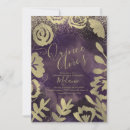 Search for purple sweet 15 invitations Girly