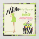 Search for lime green baby shower invitations Zebra