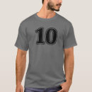 Search for number 10 tshirts Birthday