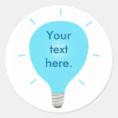 Search for light bulbs stickers Blue