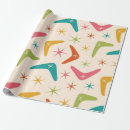 Search for boomerang wrapping paper Vintage