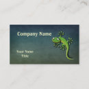 Search for gecko business cards Cartoon