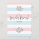 Search for elephant gender reveal invitations Party