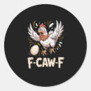 Search for rooster hen stickers F caw f
