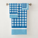 Search for blue check gingham bath towels Sets