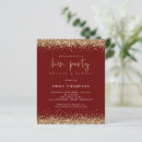 Search for burgundy hen party invitations Elegant