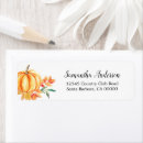 Search for fall bridal shower return address labels Orange