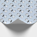 Search for christmas penguin wrapping paper Blue