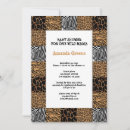 Search for leopard baby shower invitations Wild