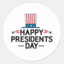 Search for happy presidents day stickers Usa