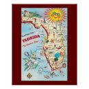 Search for vintage map of florida posters State