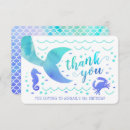 Search for mermaid thank you invitations Watercolor