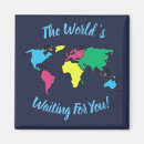 Search for world map magnets Travel