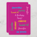 Search for casual sweet 16 invitations Pink