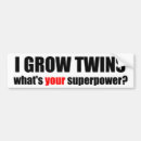 Search for twins bumper stickers Dad