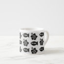 Search for black and white flower mugs Pattern