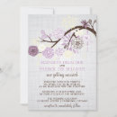 Search for lilac wedding invitations Rustic