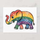 Search for elephant pattern postcards Wildlife
