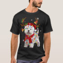 Search for westie christmas tshirts Lights