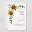 Search for sunflower bridal brunch invitations Greenery