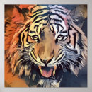 Search for tiger abstract art Wild