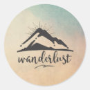 Search for wanderlust stickers Typography