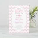 Search for baby on the way invitations Grey