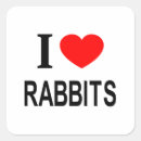 Search for rabbits stickers Heart