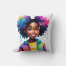 Search for afro black girl cushions Melanin