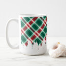 Search for red white green mugs Plaid