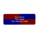 Search for crimson return address labels Red