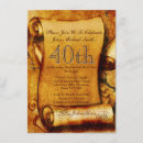 Search for parchment scroll invitations Vintage