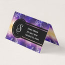 Search for new age business cards Purple