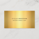 Search for metallic business cards Gold
