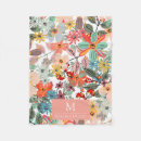 Search for romantic blankets Botanical