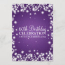 Search for winter 60th birthday invitations Sparkle