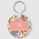 Search for peach floral key rings Pink