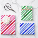 Search for candy stripe wrapping paper Green and white