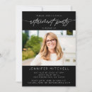 Search for photo retirement invitations Black and white
