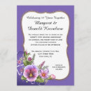 Search for pansy invitations Gold